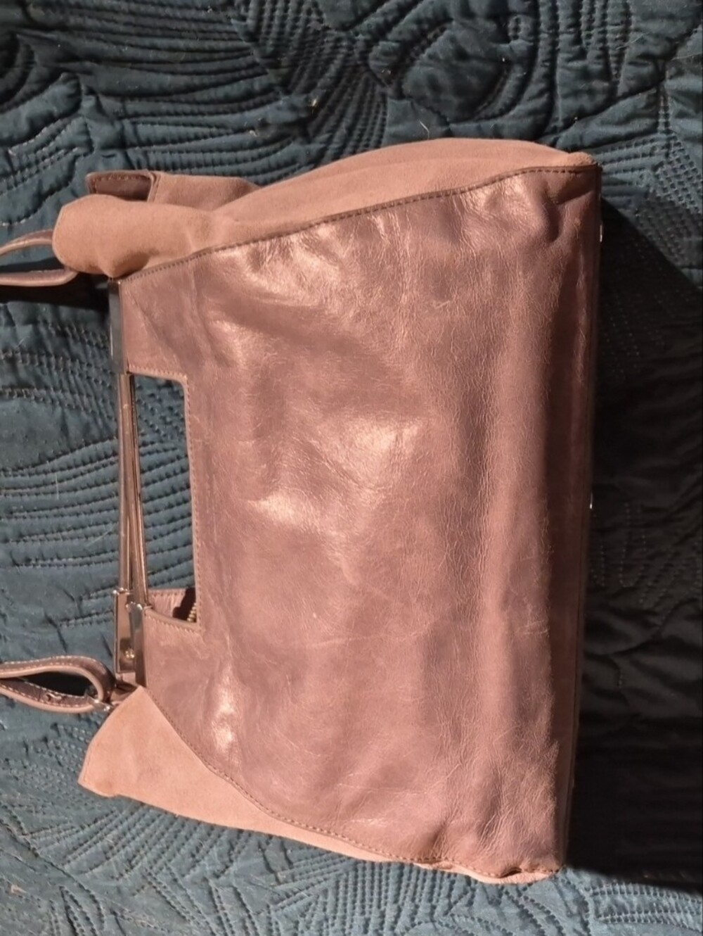 Gray Leather Halston Heritsge